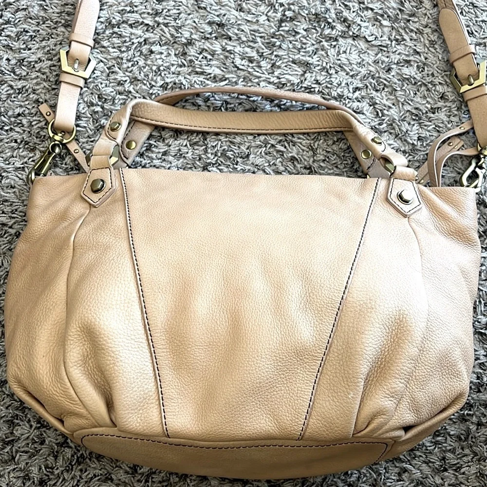 OrYany large Taupe leather Hobo Bucket‎ Crossbody handbag